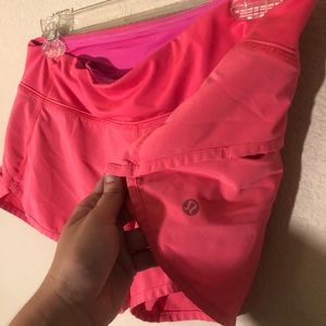 Pink Lululemon Shorts